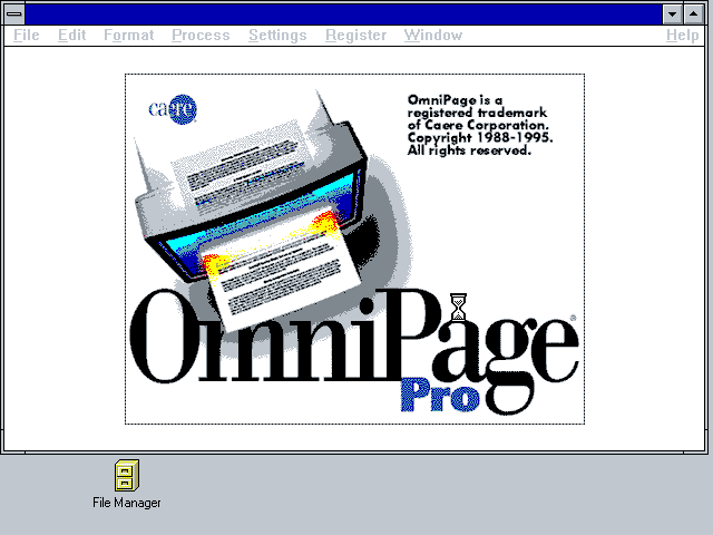 OmniPage Pro 6 - Splash